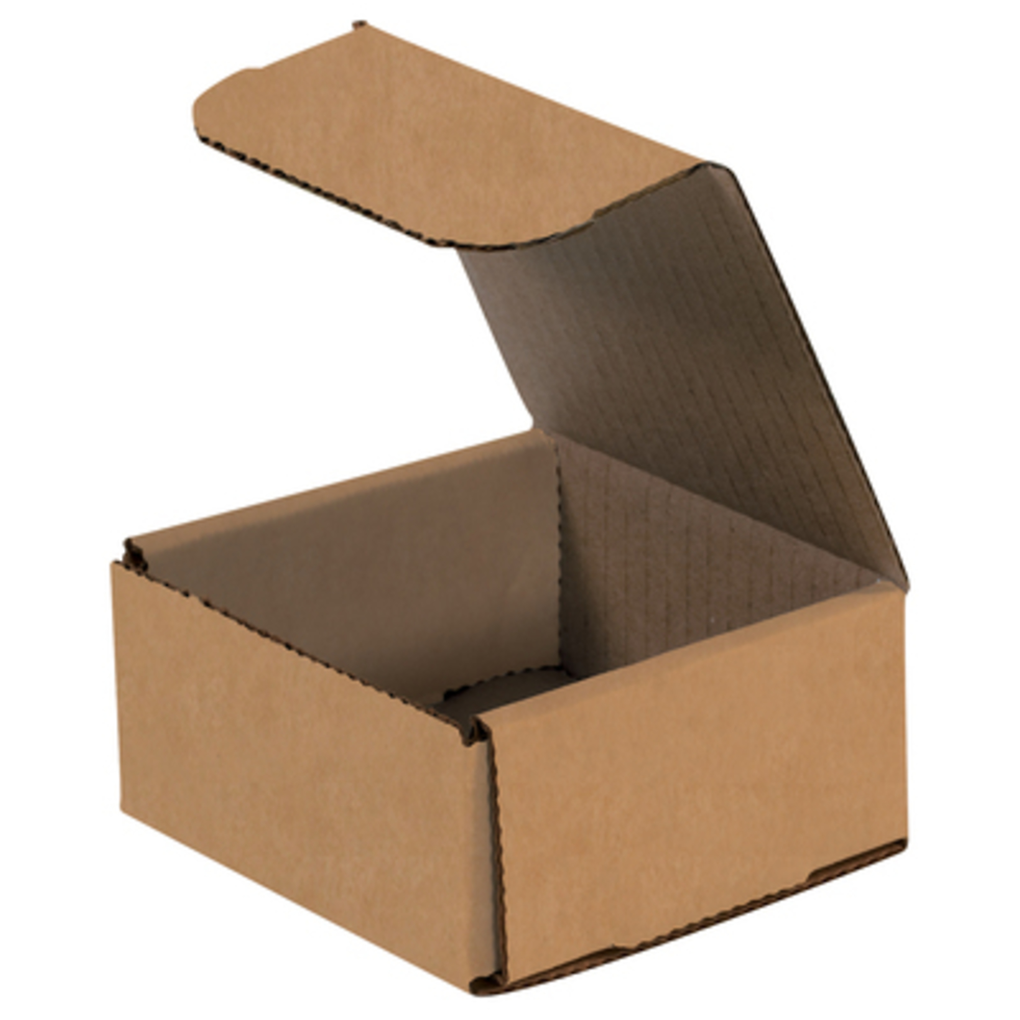 4 x 4 x 2in. Kraft Corrugated Ms 50/CS, Length 4 in, Model# M442K